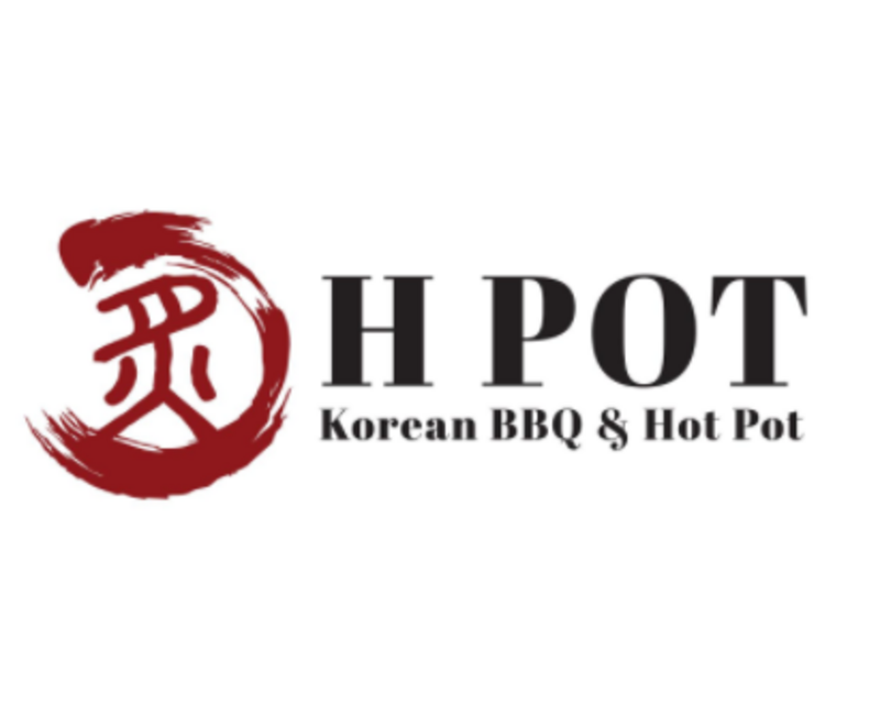 H POT KOREAN BBQ & HOT POT logo